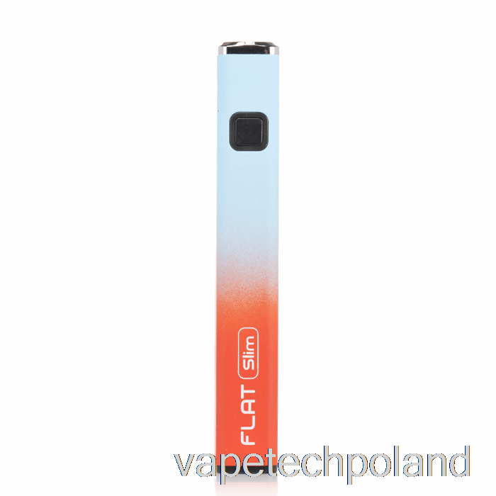 Vape Tech Polska Yocan Flat Slim 350mah Bateria Czerwona Turkusowa